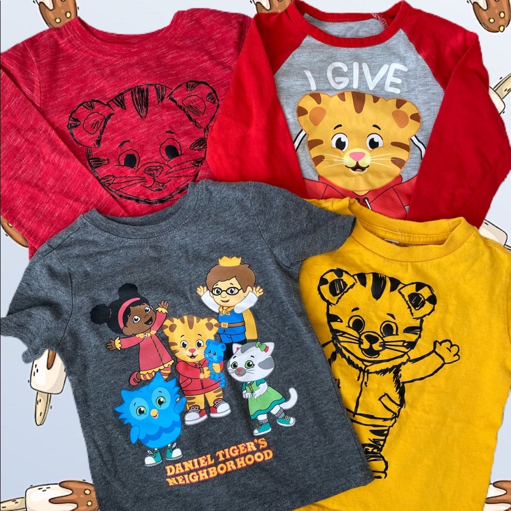 Daniel Tiger long and short sleeve